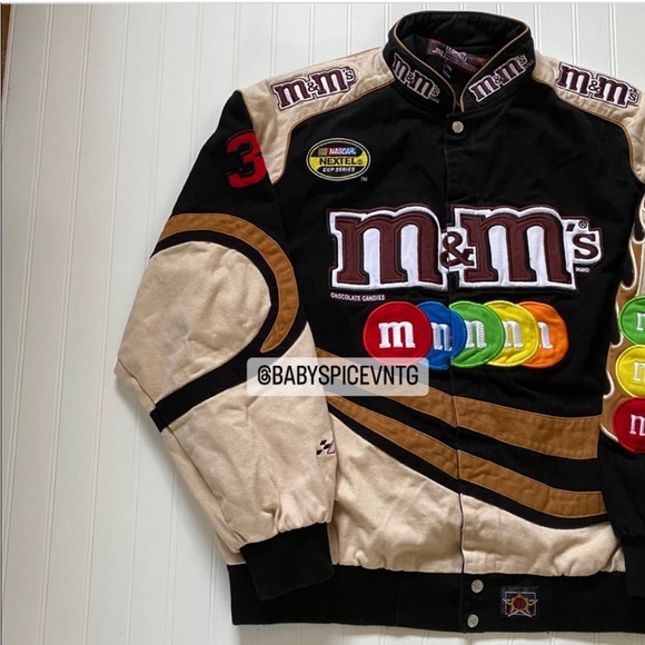 RARE 1:1 M&M Nascar Madison Beer Racing Jacket - Picture 3 of 13